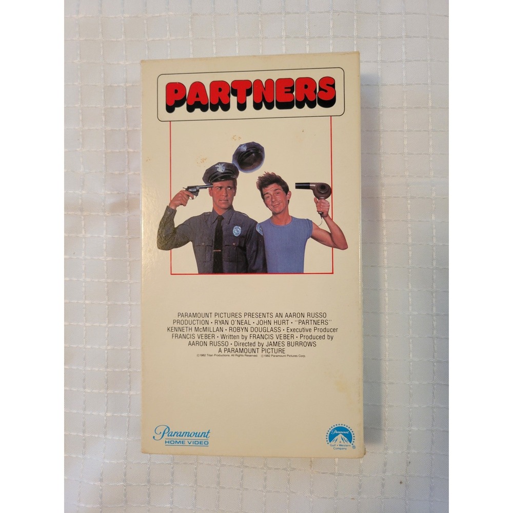 Partners VHS 1982 Ryan O'Neal John Hurt Paramount Home Video Movie 1446